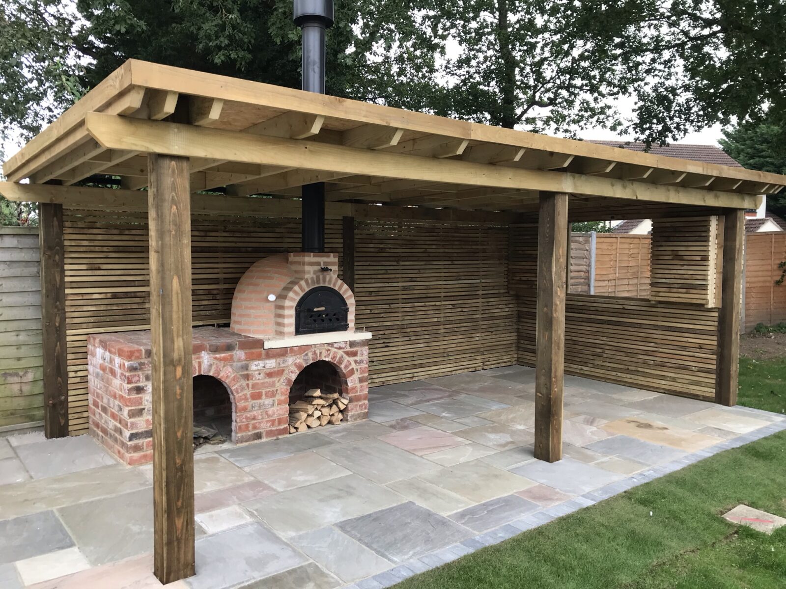 bbq and pizza oven